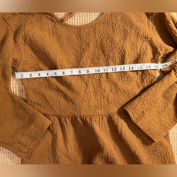 Yellow backless Madewell top - Picture 4 of 6